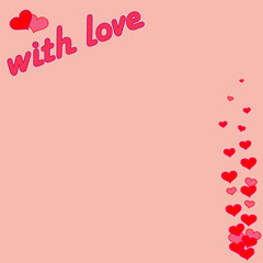 background with love