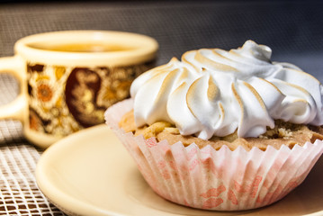 cupcake on a plate