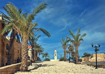 Old town of Jaffa, Israel.
