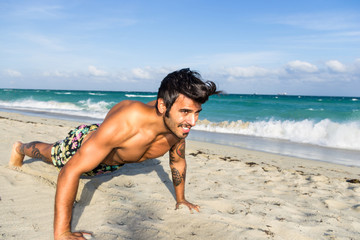 push up training in miami beach