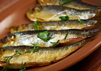 Smoked herring