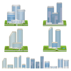 Vector Buildings Set