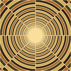 Abstract deep tube, light at end of tunnel