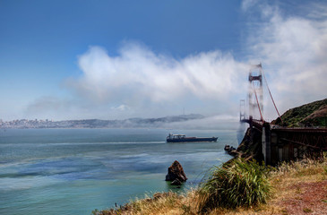 Fototapeta na wymiar Zatoka San Francisco City