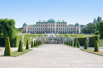 Belvedere Castle in Vienna