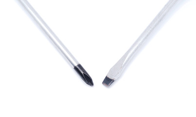 screwdriver on a white background