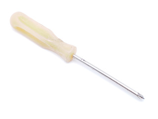 screwdriver on a white background