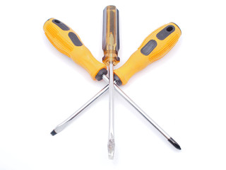 screwdriver on a white background