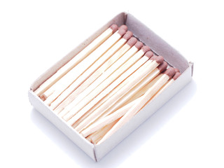 matches on a white background