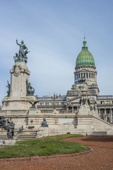 Fototapeta na wymiar Congress Square in Buenos Aires, Argentina