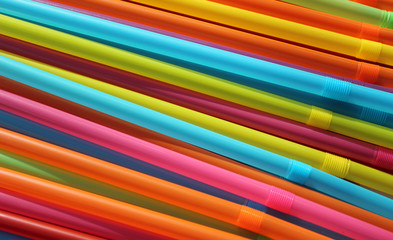 Obraz premium Colorful Drinking Straw