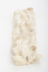 almond nougat and chocolate turron bar