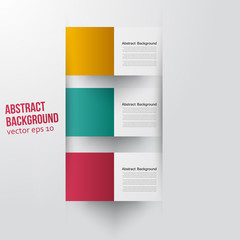 Vector abstract background. Square color and lines