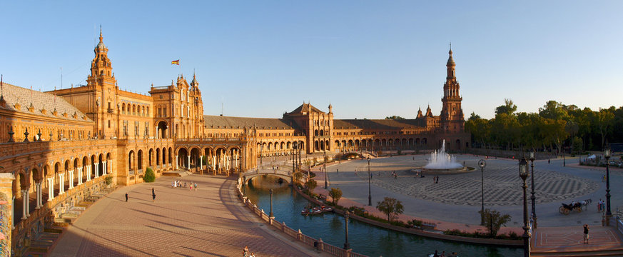 Spain - Sevilla, Plaza de Espagna