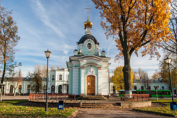 Fototapeta na wymiar Chapel. Pskov. Russia.
