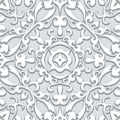Abstract grey background, seamless pattern