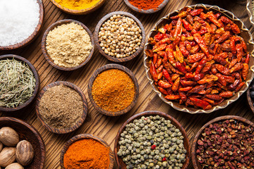 A selection of spices