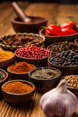 A selection of spices