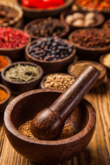 A selection of spices