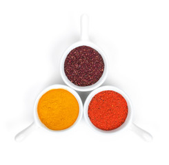 Various spices selection