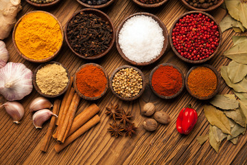 A selection of spices