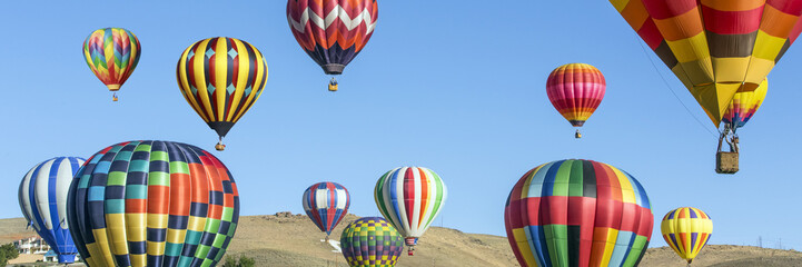 hot air balloons