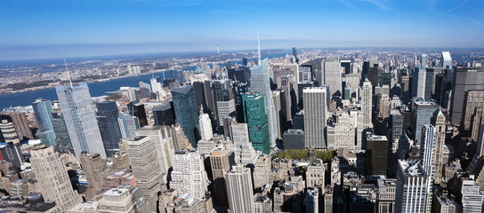 Aerial view of Manhattan New York City © Bokicbo