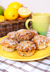 Lemon poppy seed muffins