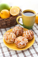 Lemon poppy seed muffins