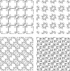 seamless patterns set
