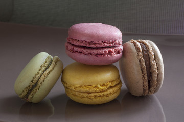 Assortiment Macarons sur Plateau