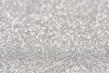 Silver glitter background