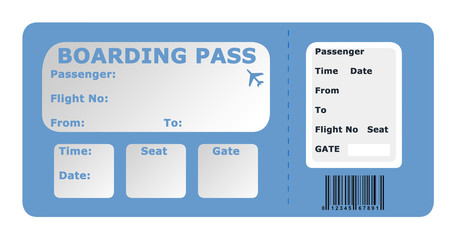 Aircraft boarding pass