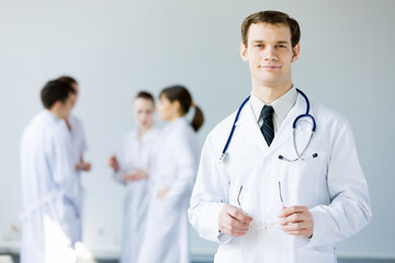 Fototapeta premium Young doctor
