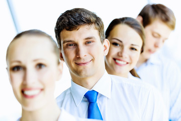 Team of business people