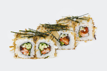 delicious seafood sushi at a Japanese restaurant