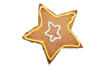 Gingerbread Star cookie.