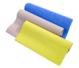 Wallpapers isolated on white