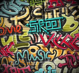 Photo sur Plexiglas Graffiti Graffiti background