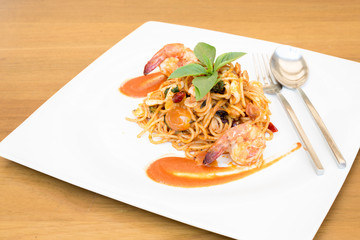 Seafood Spaghetti