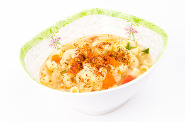Spicy pasta soup