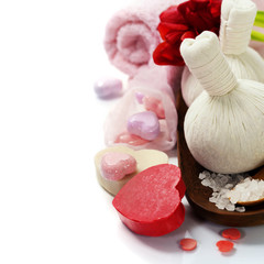 Bath and spa Valentine theme