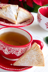 Freshly baked Scottish shortbread