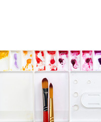 paintbrush and palette