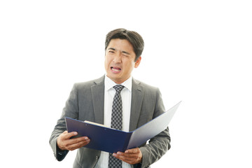 疲れたビジネスマン