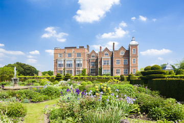 Fototapeta premium Hatfield House with garden, Hertfordshire, England