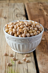Chickpeas in a bowl