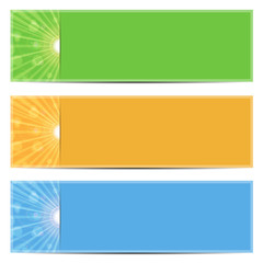 set of abstract colorful backgrounds.colored background with sun