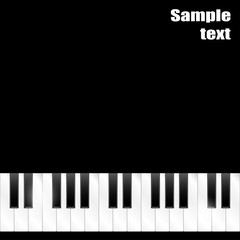Fototapeta premium Abstract background with piano keys.