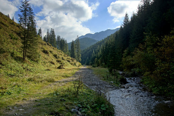 Fototapeta na wymiar Landscape of Tatras mountain in Poland